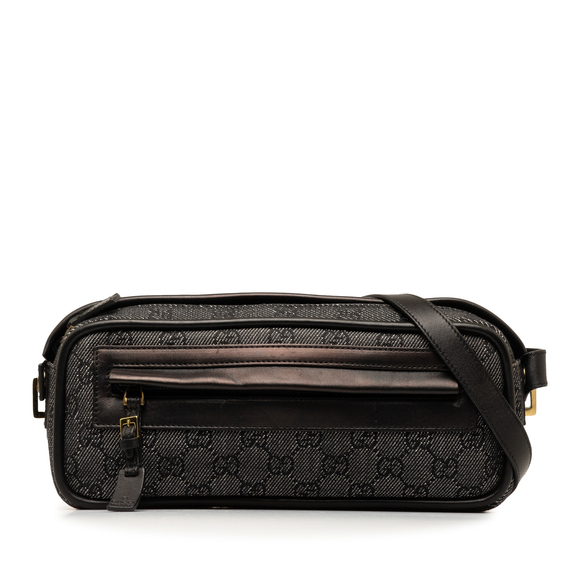 Pre-Loved Gucci GG Denim Shoulder Bag - Picture 1 of 10